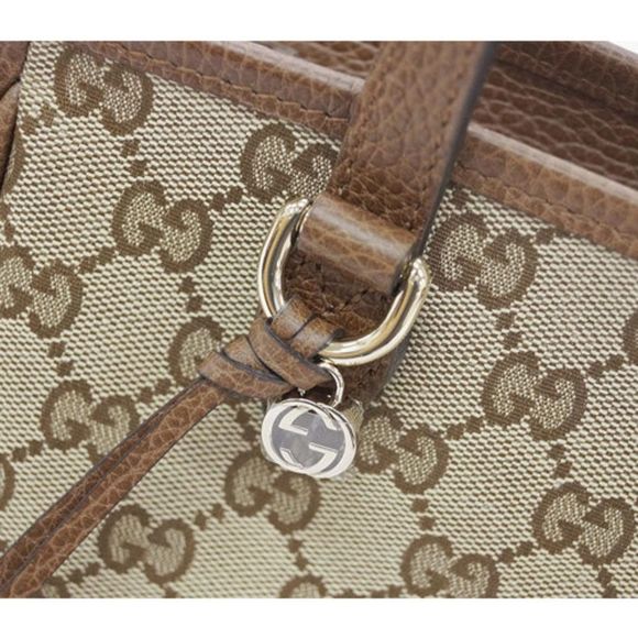 Gucci Bag 2way Handbag Shoulder GG Canvas Beige - Picture 4 of 7